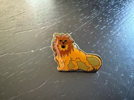 Süsser Löwen Pin / Anstecker - Goldfarben, Top Zustand!