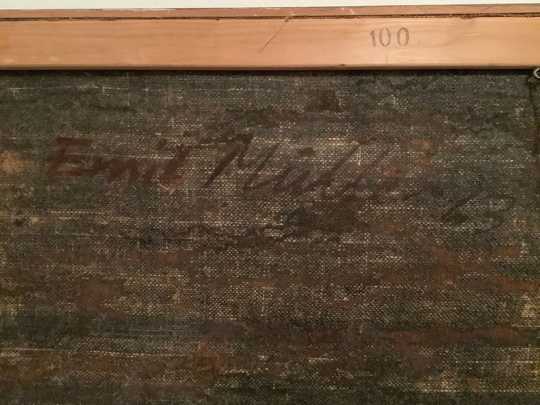 Tableaux: Ölbild Maler Emil Müller – D'occasion à Wallisellen par Lunajuanito 1