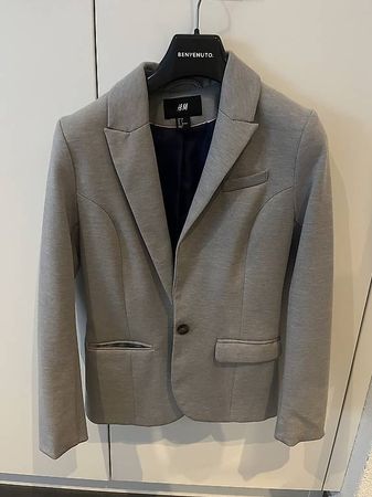 H&M Blazer, Grau, Grösse 36, Top Zustand für den Frühling!