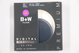 B+W 55mm Graufilter 810M ND 3.0 (1000x) NANO