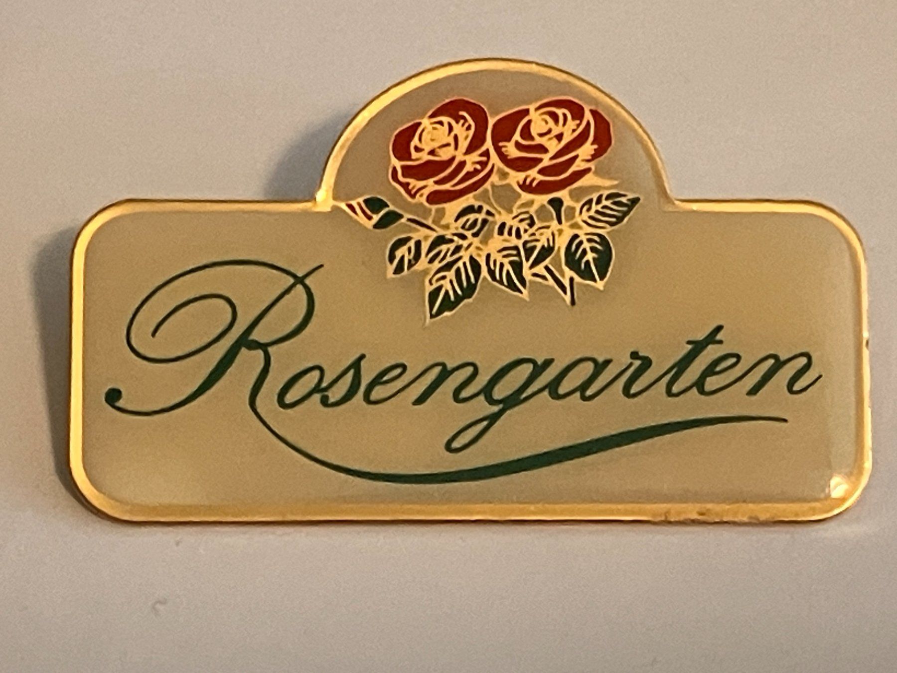 Placchette & Badge: 1 Pin Rosengarten – Usato da Basel venduto da djwwpp