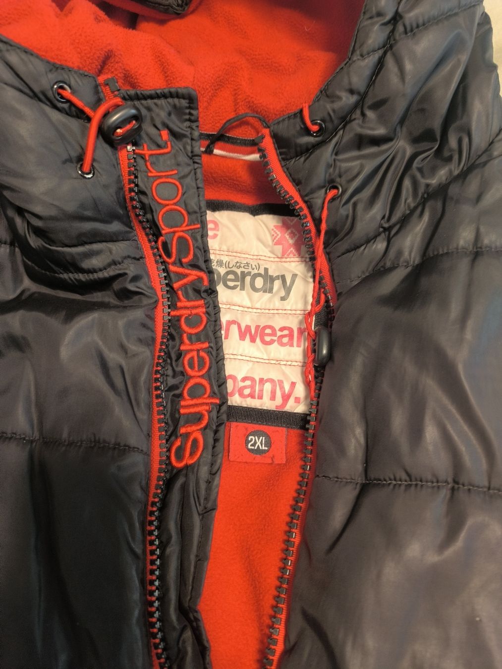 Vestes: Steppjacke Superdry schwarz 2XL  – D'occasion à Euthal par Brzie 3