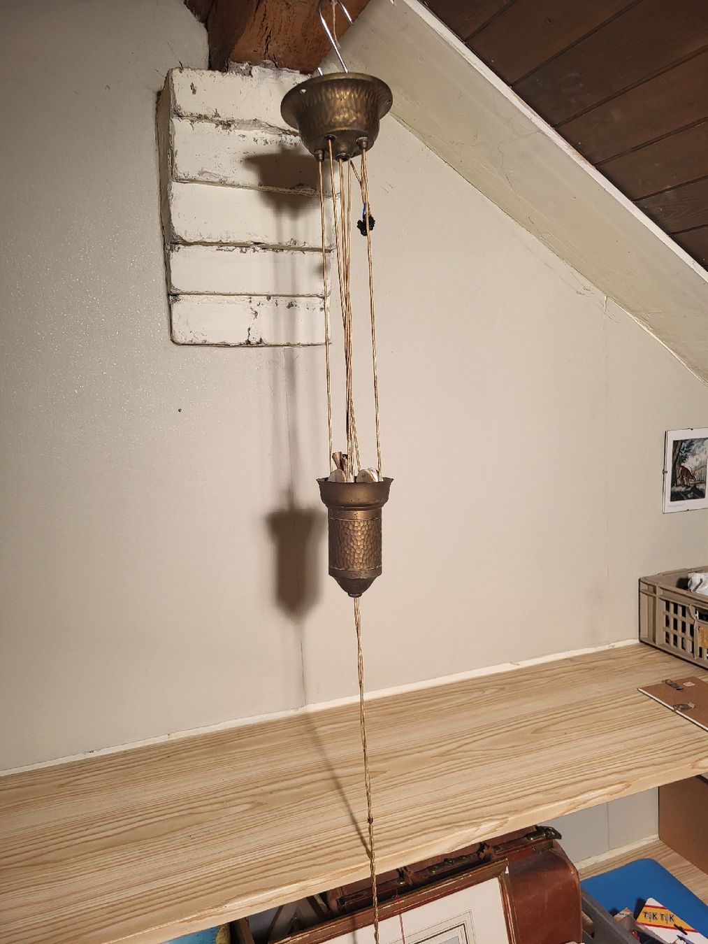 Lampade: Antike Hängelampe mir verstellbare Höhe – Usato da Zürich venduto da thn_gx89 6