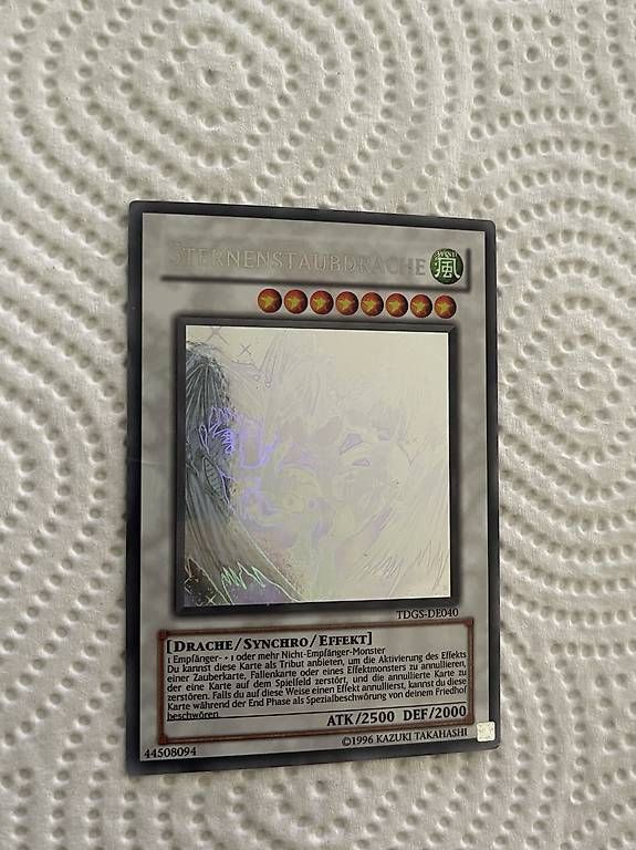 Yugioh Carte collezionabili: Yugioh ghost rare sternenstaub drache – Usato da Oberbuchsiten venduto da Swissguy 1