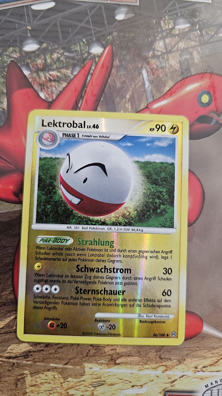Pokémon Carte collezionabili: Lektrobal Pokemon Karte . reverse holo – Usato da suhr venduto da m1a1