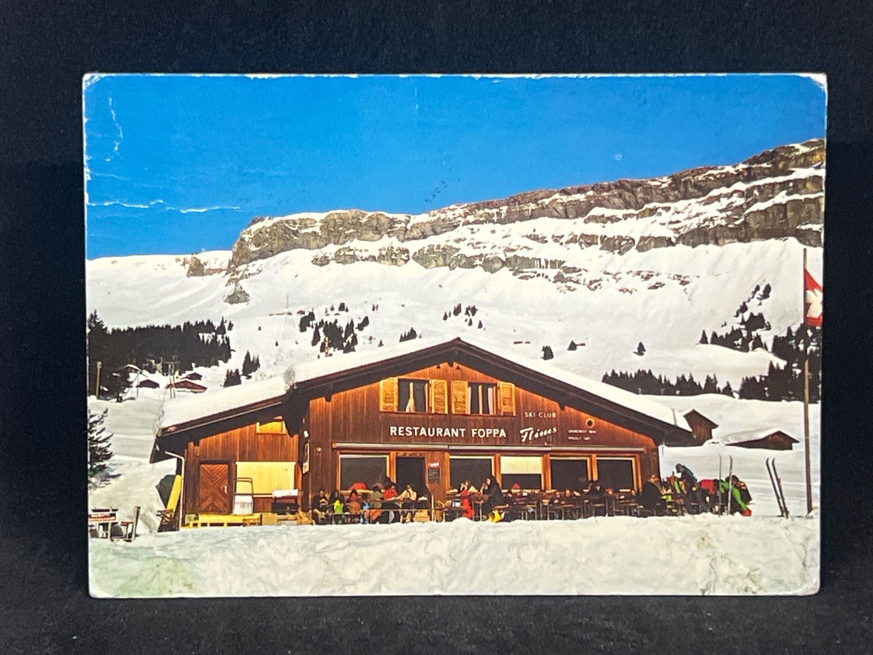 Cartoline postali: Ansichtskarte: Restaurant Foppa Flims – Usato da Widnau venduto da Brusi9