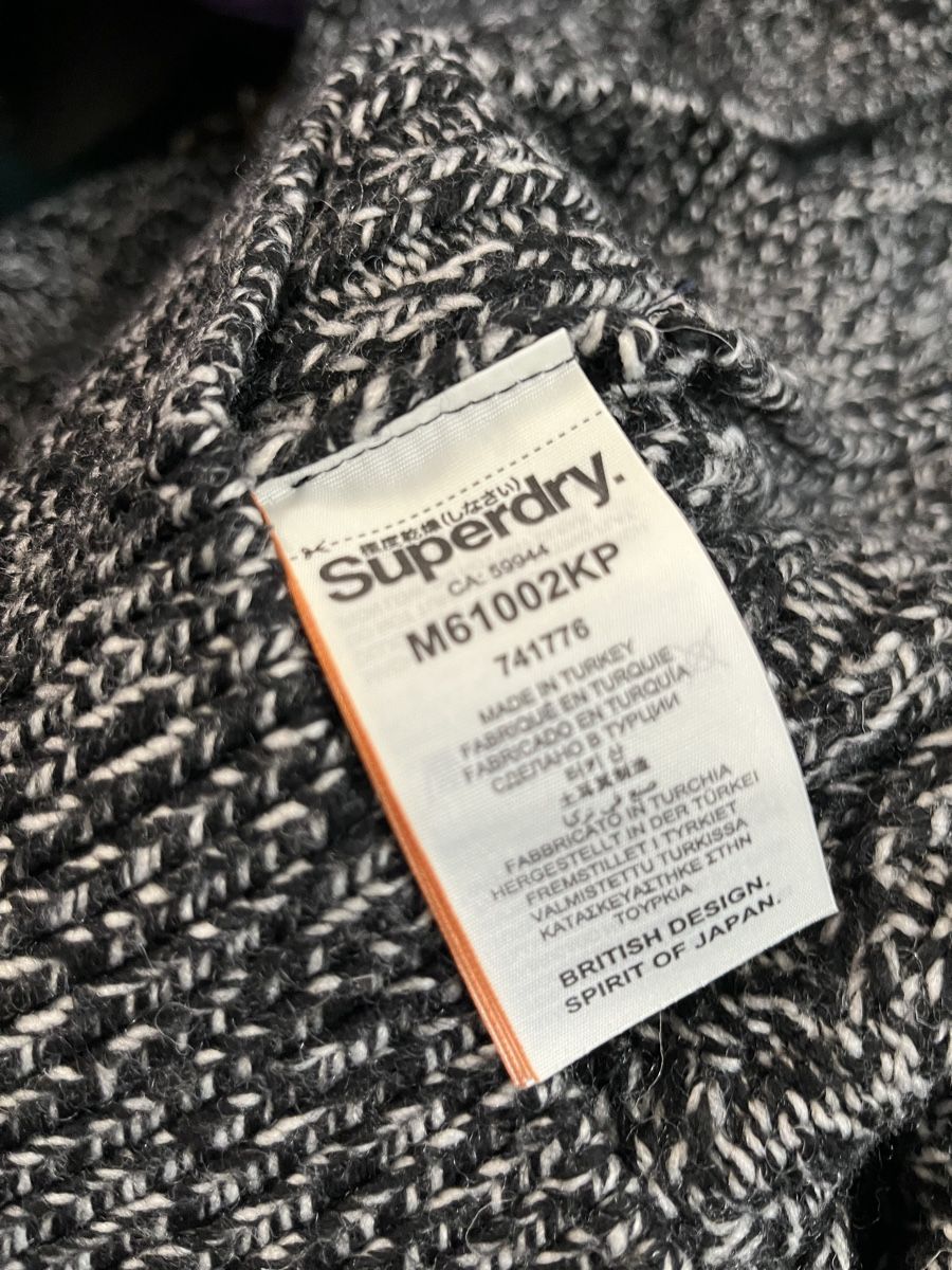 Superdry Maglioni & Felpe: Superdry Mens Chunky Knit Zip Sweater - Size Medium – Usato da Lausanne venduto da Danash 8