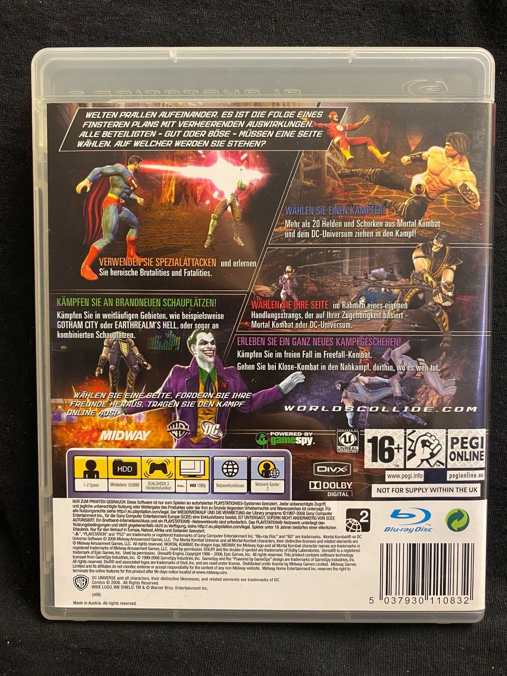 Sony Giochi: Mortal Kombat vs DC Universe I PS3 I – Usato da Küssnacht am Rigi venduto da Bionicmax 2