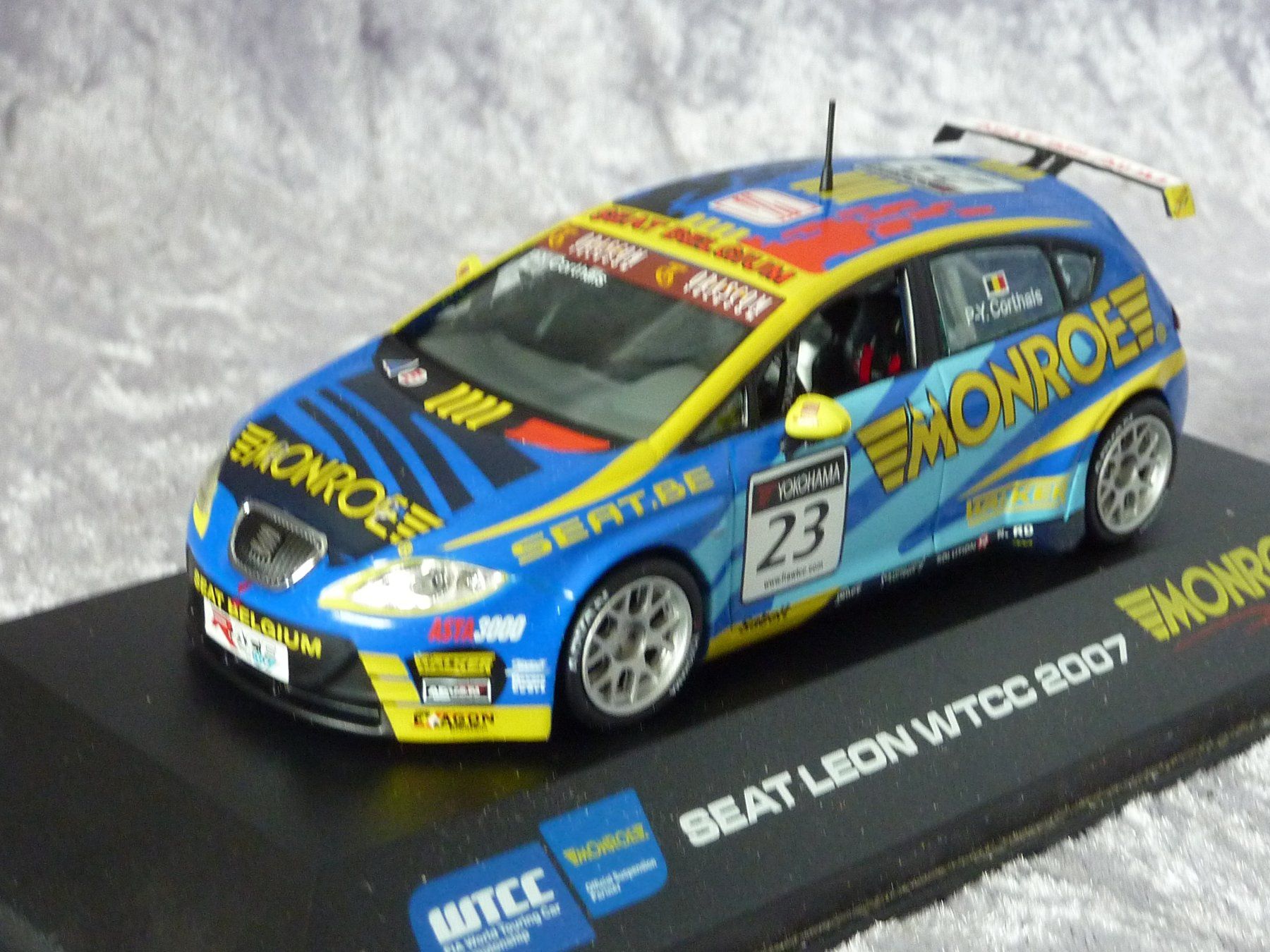 Seat Modellini d'auto: Seat Leon Monroe WTCC 2007  1:43 – Nuovo (secondo la descrizione) da Dürrenäsch venduto da modellautos4you 2