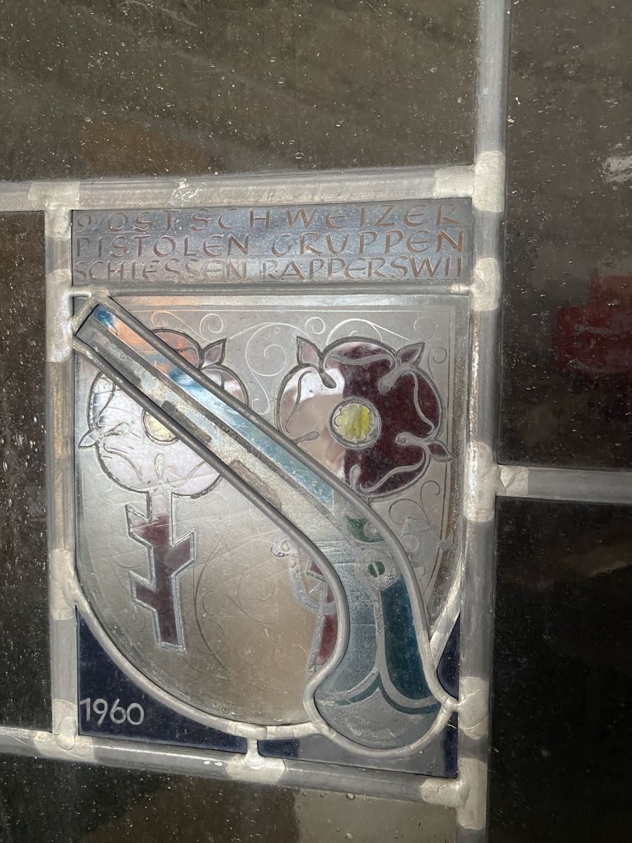 Sonstige Antiquitäten & Kunst: Kunstscheibe Schützen Rapperswil – Gebraucht aus Mosnang von Goldwasser 9