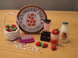Handmade Erdbeershake Set