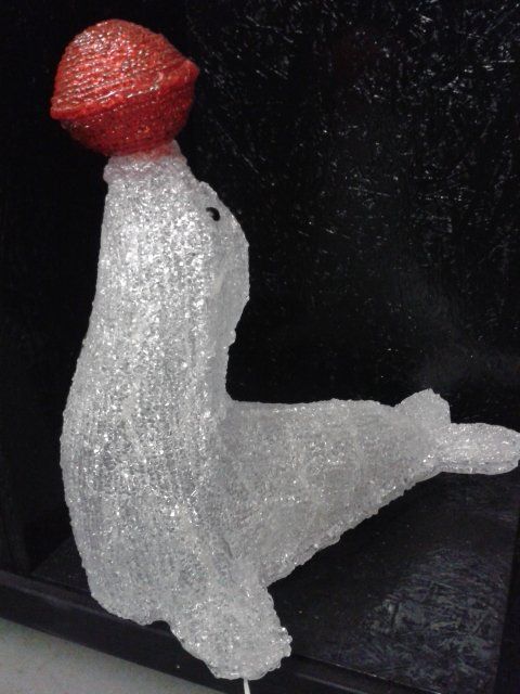 Statuette: LED Seelöwe, 35cm mit 56LED aus Acryl – Nuovo (secondo la descrizione) da Kaltbrunn venduto da bue_xtg5 1