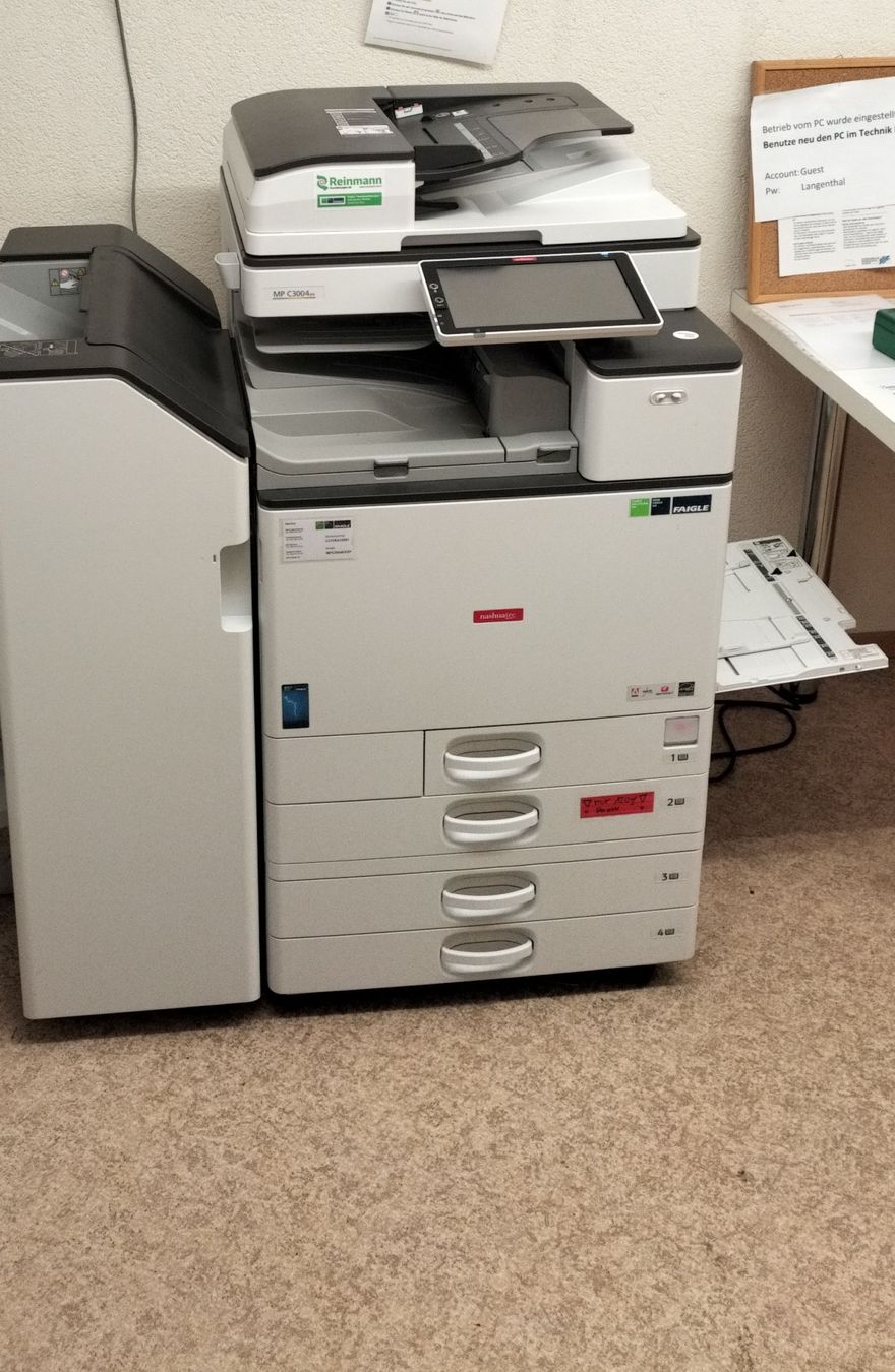 Fotocopiatrici: Multifunktionsdrucker Nashuatec MP C3004ex gebraucht – Usato da Bleienbach venduto da mogig