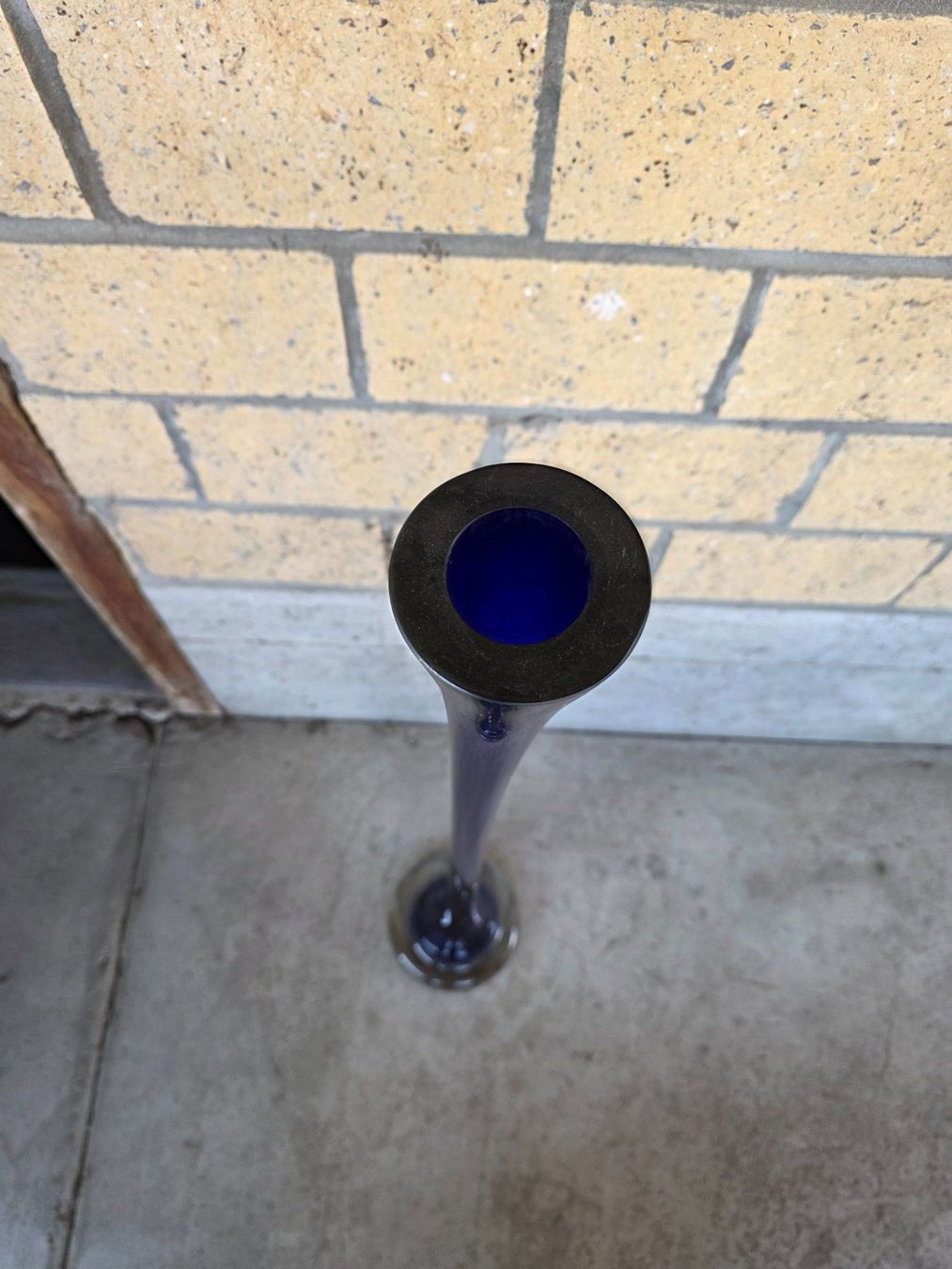 Vasi & Recipienti: grosse Blaue Ständer Glas Vase Dekoration – Usato da Walterswil BE venduto da Lonitti 2