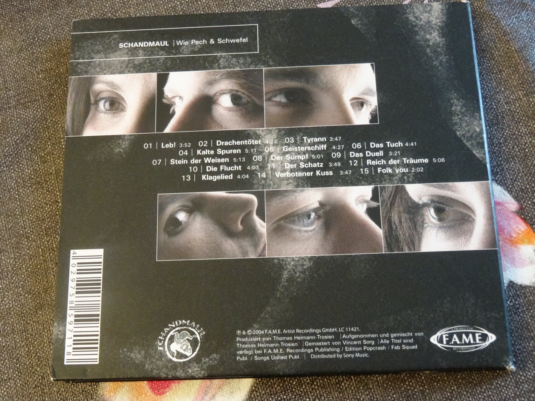 CD: Schandmaul - Wie Pech & Schwefel CD – Usato da Olten venduto da Disc-Ausverkauf 1
