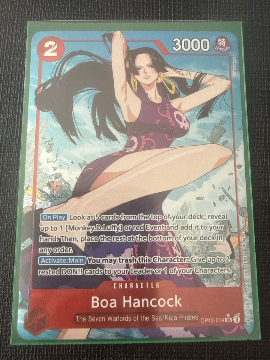 Bandai Carte collezionabili: One Piece TCG - Boa Hancock OP12-014 ALT – Nuovo e nell'imballaggio originale da Genève venduto da Muna.drk