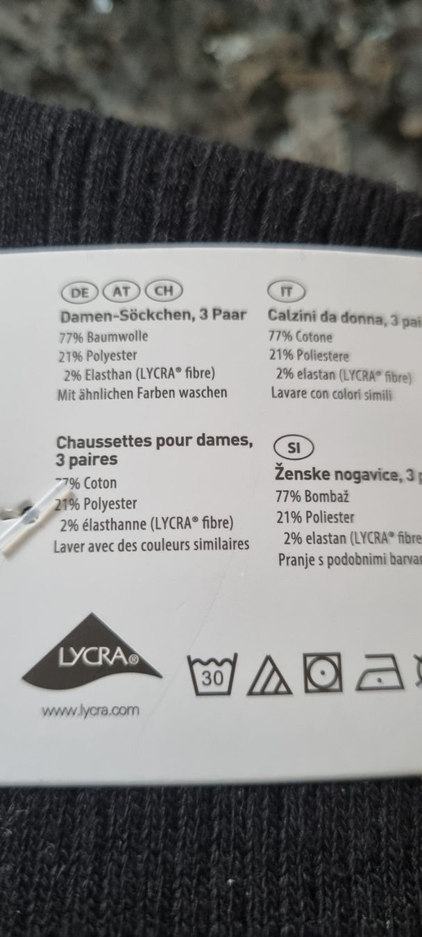 Calze: Damen-Söckchen, 3 Paar, Grösse 39/42, neu – Nuovo (secondo la descrizione) da egliswil venduto da Maggy6 3