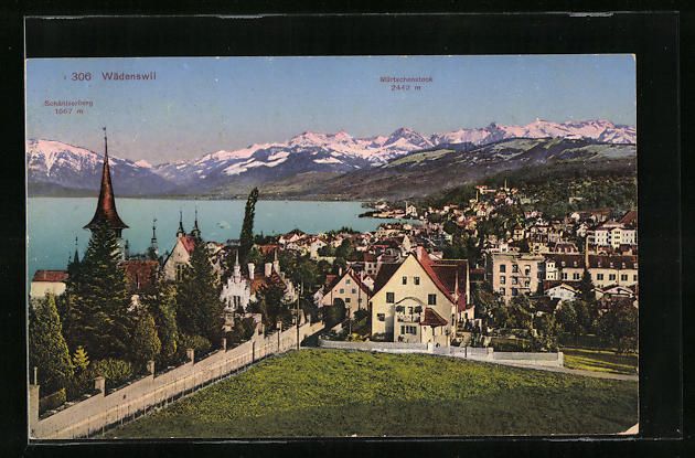 Wädenswil, Panorama mit Schäniserberg (Gebraucht) in Berlin für CHF 4 ...