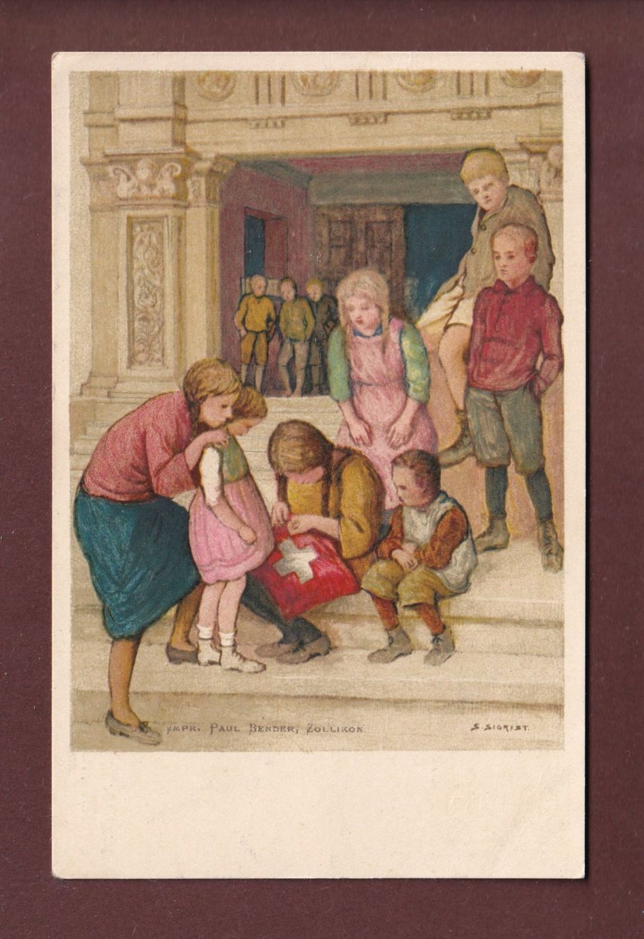 Cartoline postali: BUNDESFEIER / FÊTE NATIONALE 1925 – Usato da Pully venduto da nicecards