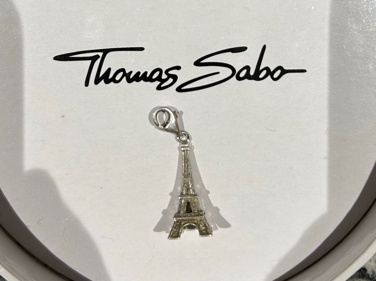 Thomas Sabo Ciondoli: Thomas Sabo Charm Eiffelturm, 925 Silber 🩶 – Usato da Itingen venduto da Kiiwi03 1