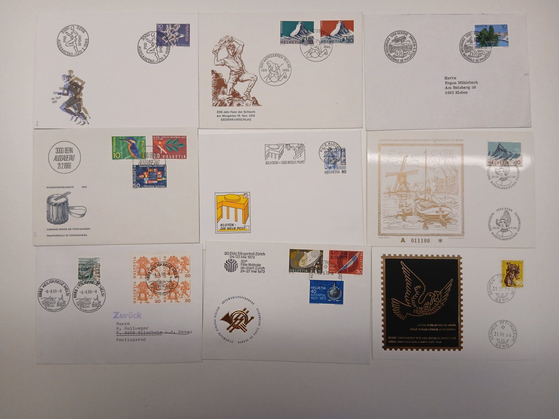 Tutti i francobolli: Briefmarken Ersttagsbriefe, Sammlung, Top Zustand! – Usato da Sonnental venduto da maec69 1