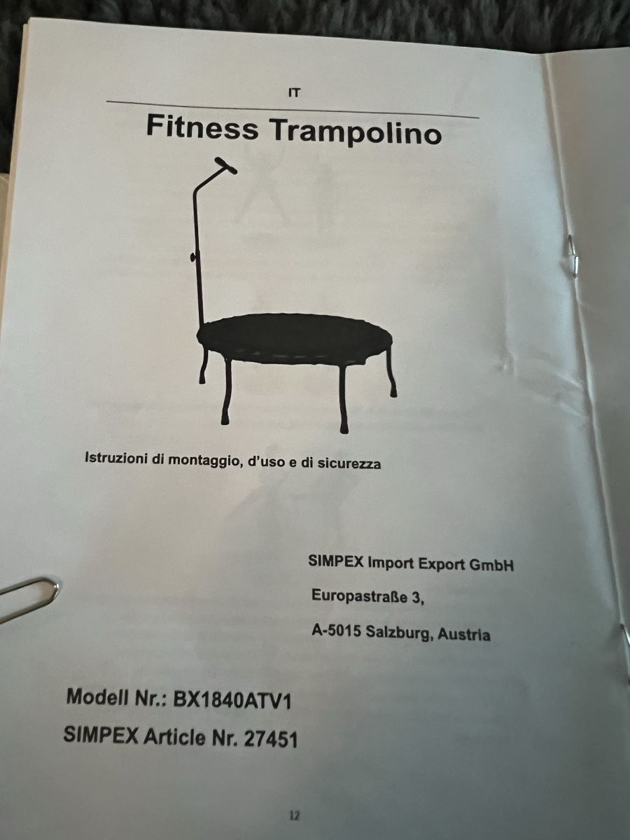 Trampoline: Fitnesstrampolin – Gebraucht aus rebstein von chiobe 1