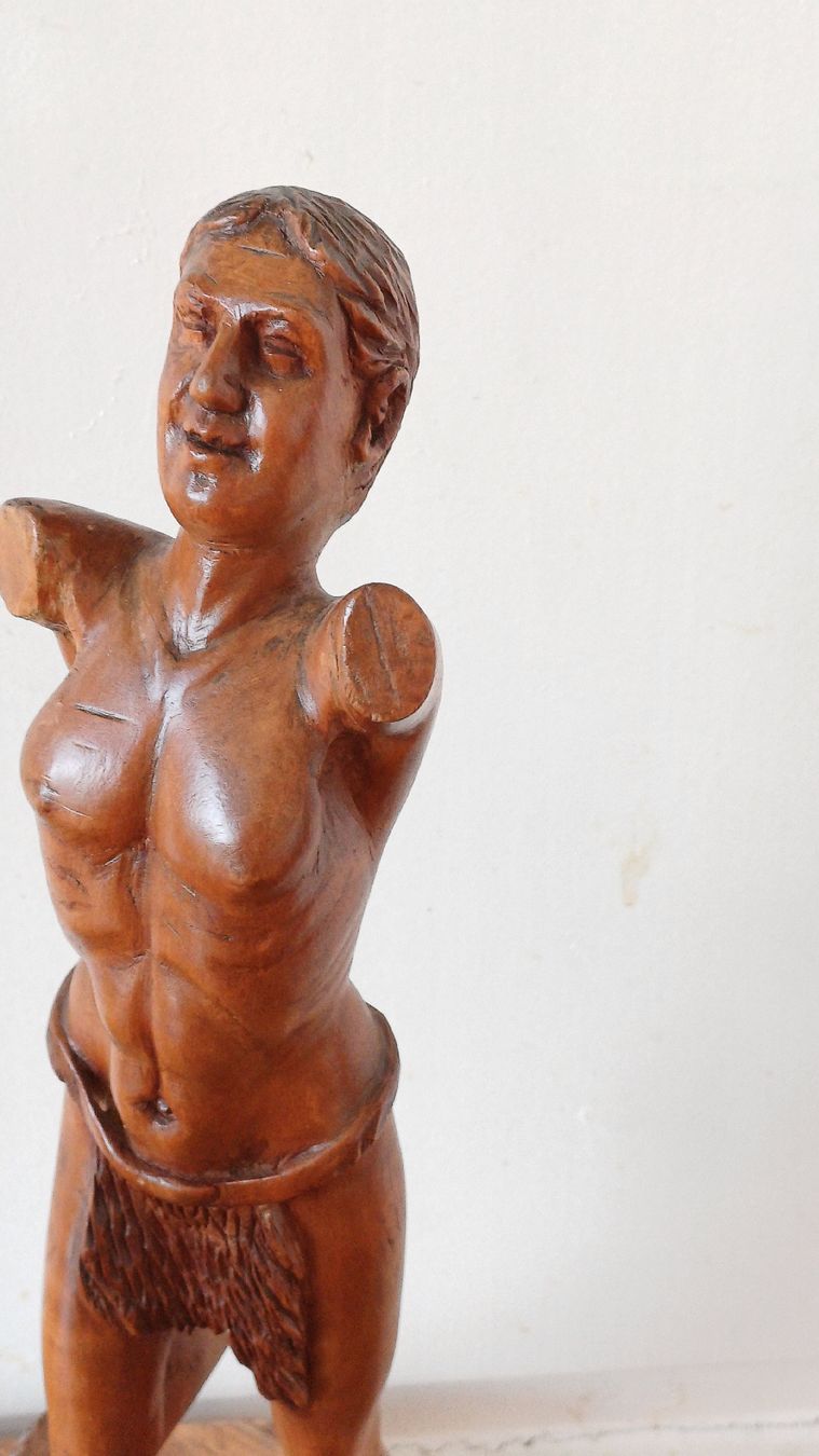 Sculture & Statue: Schöne Holzfigur geschnitzt – Usato da Flawil venduto da Naphtali 3