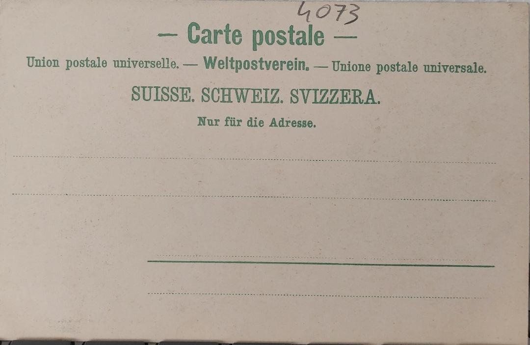 Cartoline postali: GRINDELWALD im Winter - Kirche & Wetterhorn – Usato da Delémont venduto da Domdom1 1