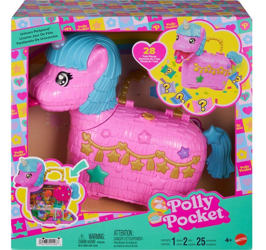 Polly Pocket Giocattoli: Polly Pocket Einhorn Party Spielset – Nuovo e nell'imballaggio originale da Oensingen venduto da Liquidations-Shop
