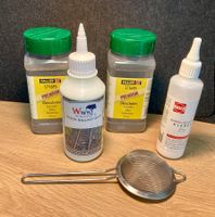Faller Premium Gleisschotter & Busch Schotterkleber Set