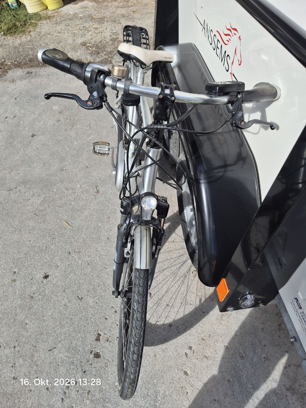 Biciclette:  silbernes E-Bike der Schweizer Marke Flyer (C-Serie oder T- – Difettoso da Näfels venduto da Kim14 1