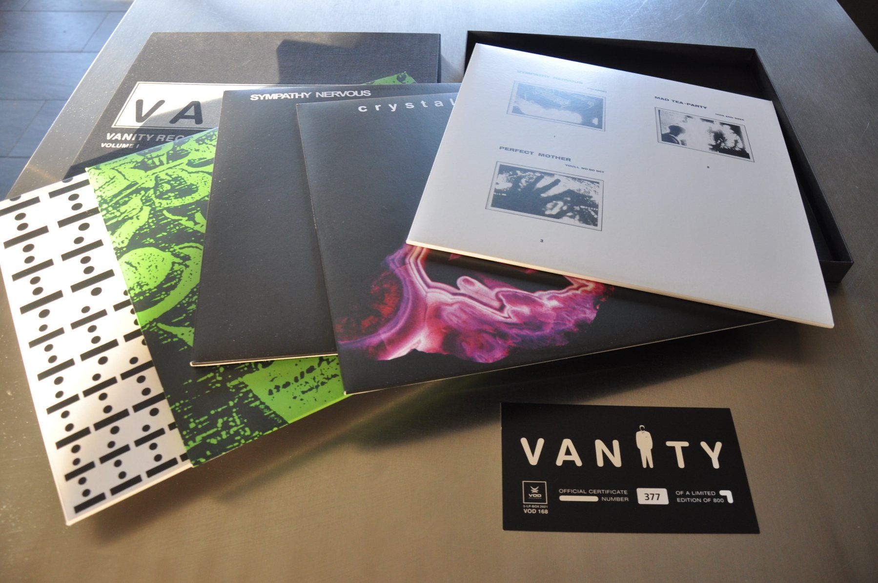 Schallplatten: VANITY RECORDS BOX 5LPS - VOLUME ONE - VOD 168 - INDUSTRIAL – Neu (gemäss Beschreibung) aus Sion von jaipur1401 2