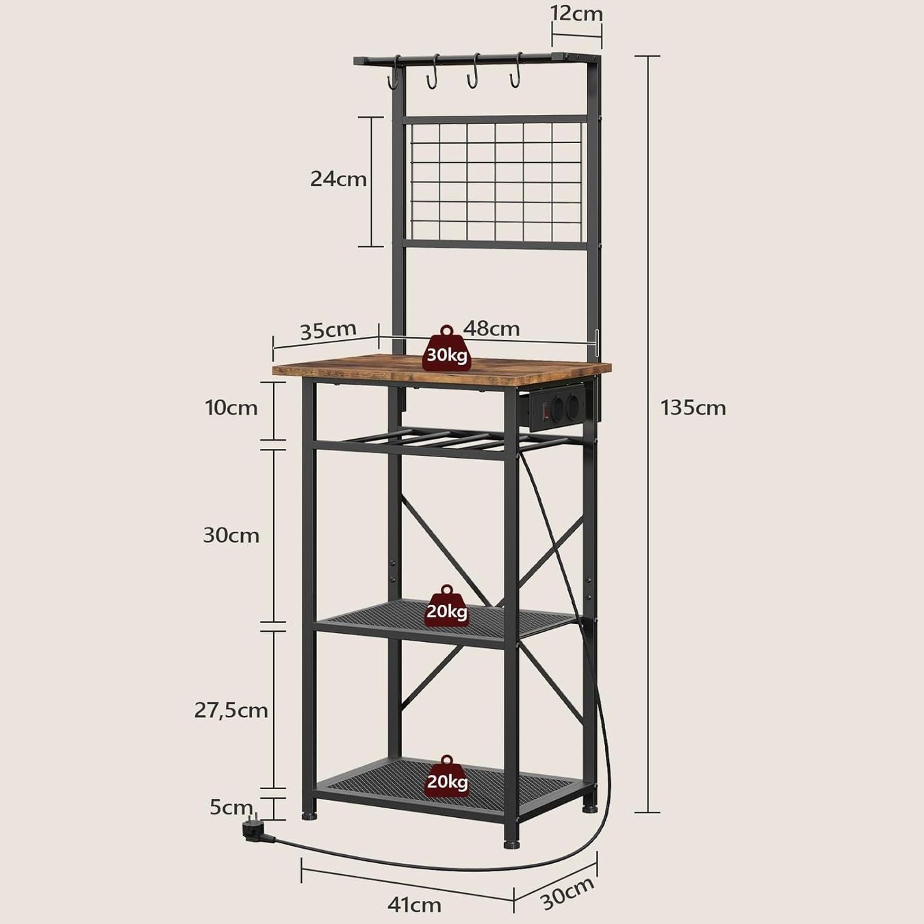 Scaffali: Küchenregal, Standregal – Nuovo (secondo la descrizione) da Sins venduto da Taschending 5