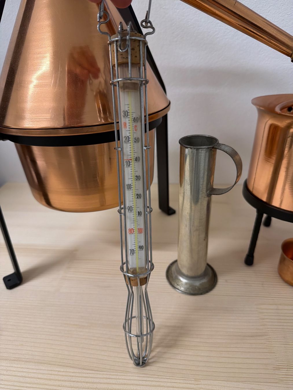 Elettrodomestici da cucina: Destillierapparat Kupfer mit Thermometer – Usato da Adligenswil venduto da goverla11 7