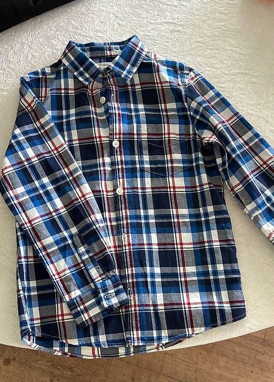 Camicie, T-shirt & Polo: Camicia sfera 100% cotone taglia 6-7 anni – Usato da Tesserete venduto da l_m_n67r