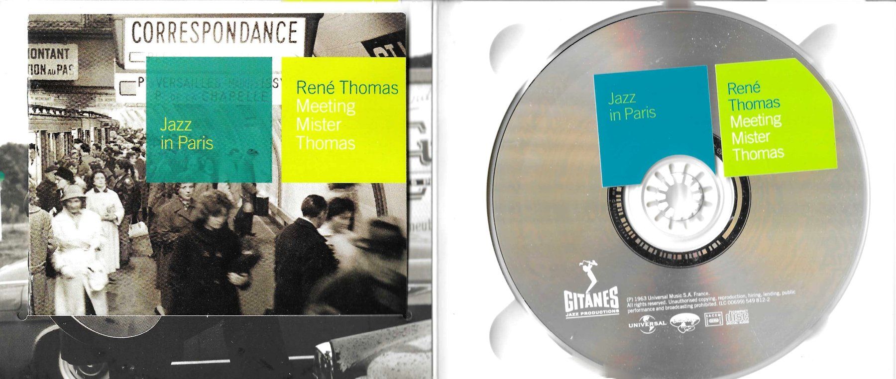 CDs: René Thomas - Meeeting Mister Thomas - Jazz In Paris – Gebraucht aus Savagnier von Ne2065 2