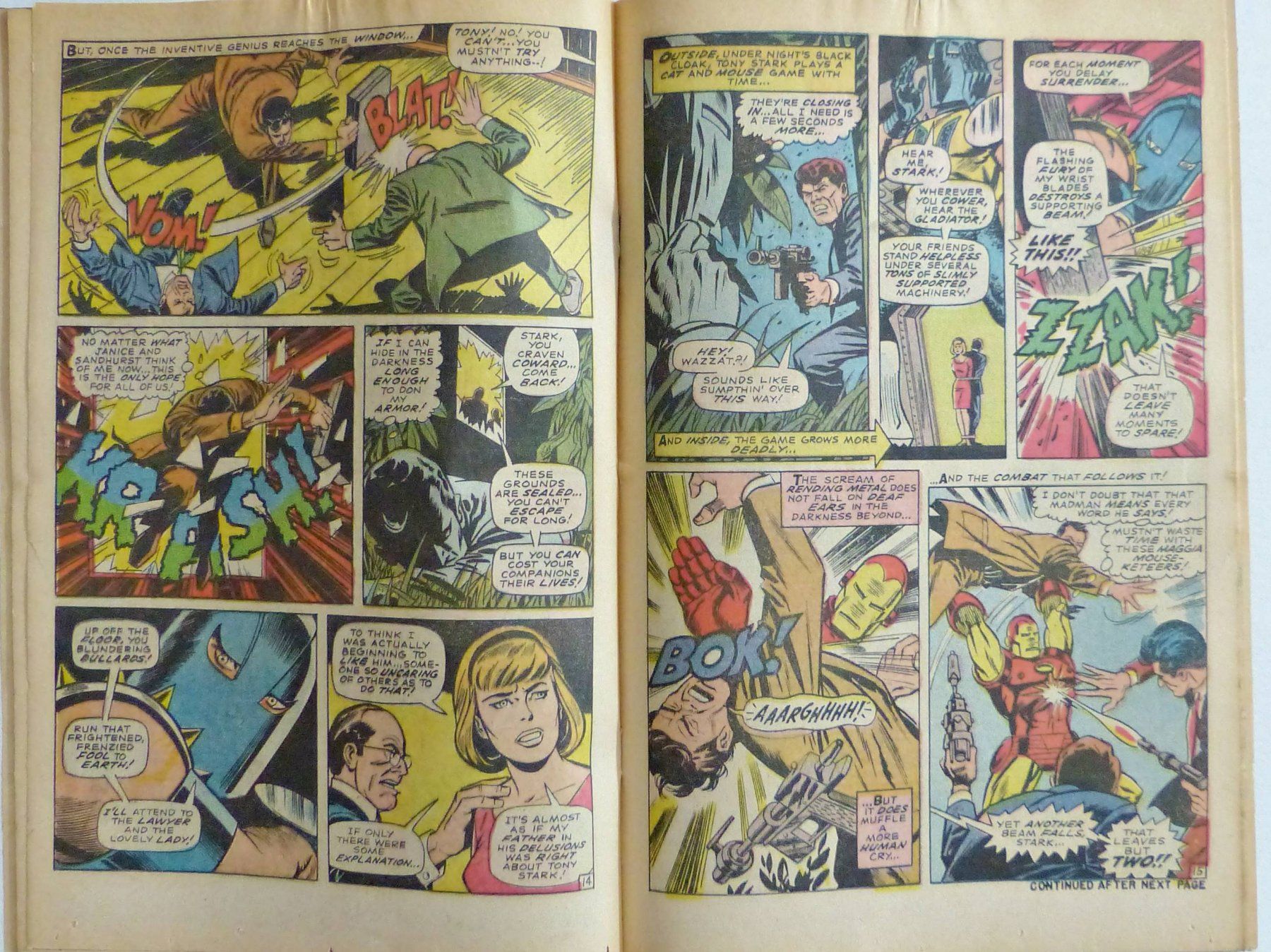 Fumetti: IRON MAN #7 VS. THE GLADIATOR CAMEO DAREDEVIL MARVEL 1968 – Usato da Lugano venduto da YouWantUS 3