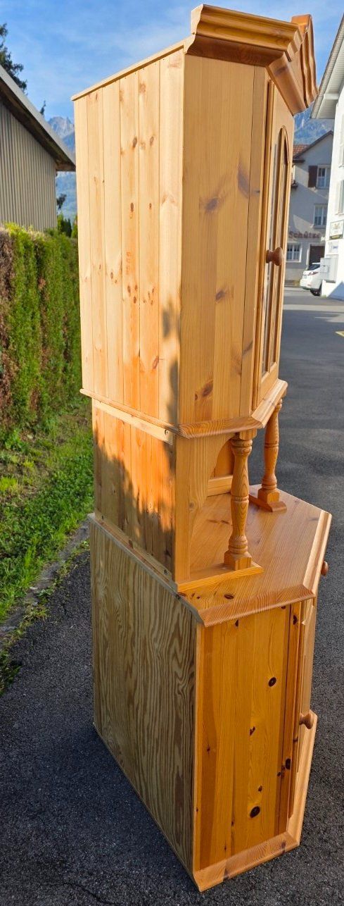 Armadi: Eckschrank aus massivem Kiefern Holz – Usato da Flums venduto da Flumsantik 1