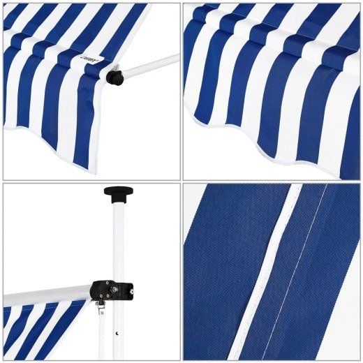 Tende da sole: Klemmmarkise Blau/Weiß 250cm – Nuovo e nell'imballaggio originale da Winterthur venduto da aredo 1