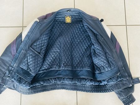 Motorrad Leder Jacke, Grösse 60
