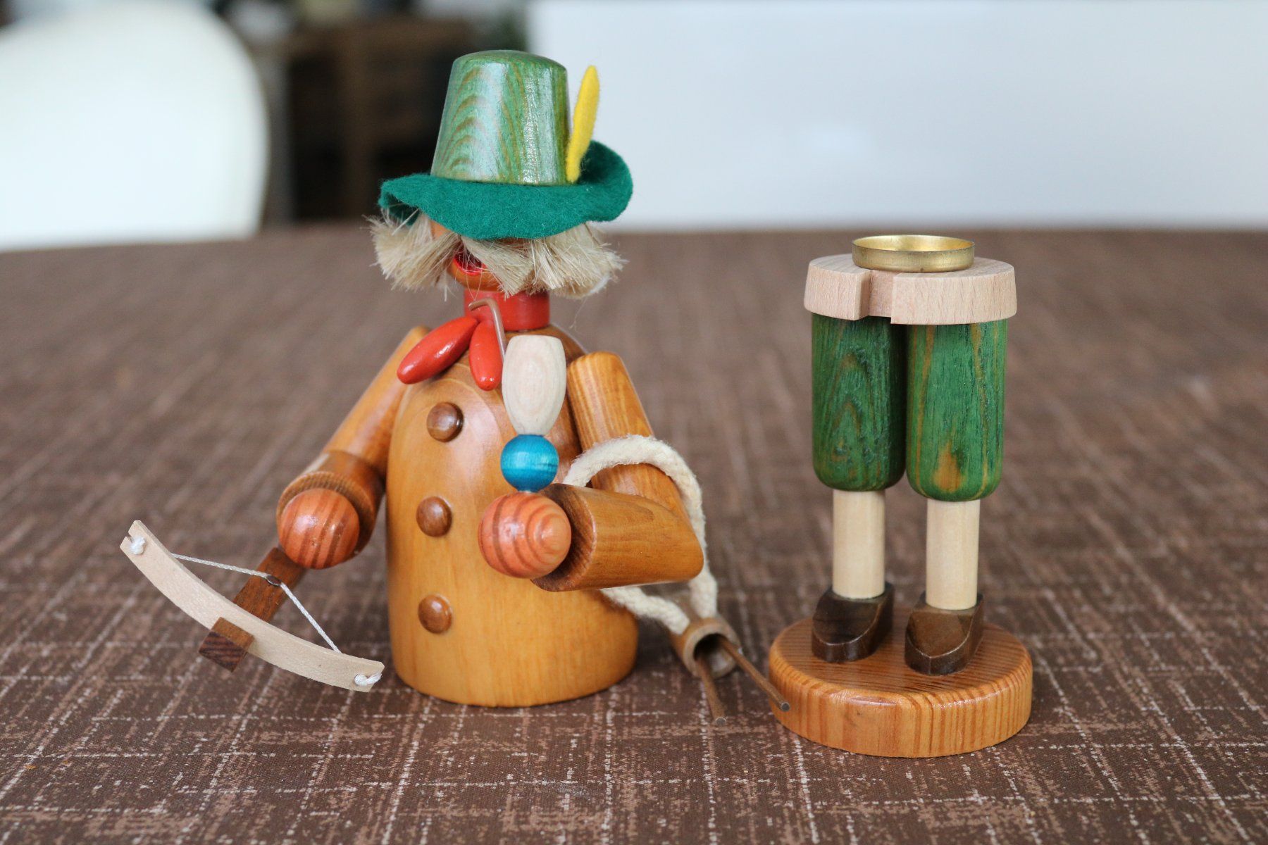 Statuette: Räuchermännchen "Wilhelm Tell" Original Erzgebirge – Nuovo e nell'imballaggio originale da Frick venduto da Beni58 3