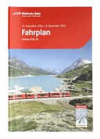 Rhätische Bahn RhB Fahrplan 2012 Kursbuch Auszug Berninabahn