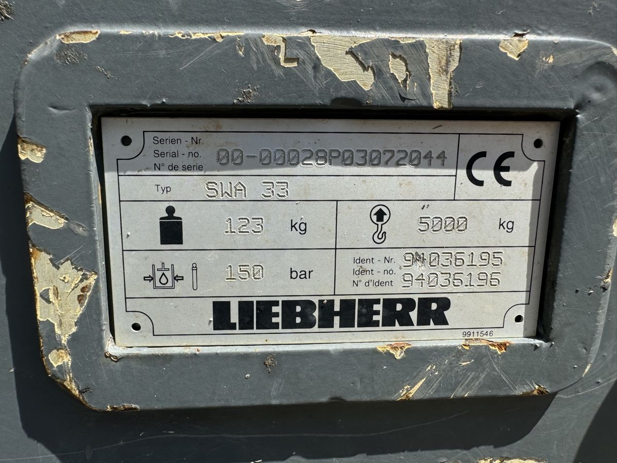 Liebherr Escavatori: Schnellwechsler Liebherr – Usato da Buchs SG venduto da werk96 1