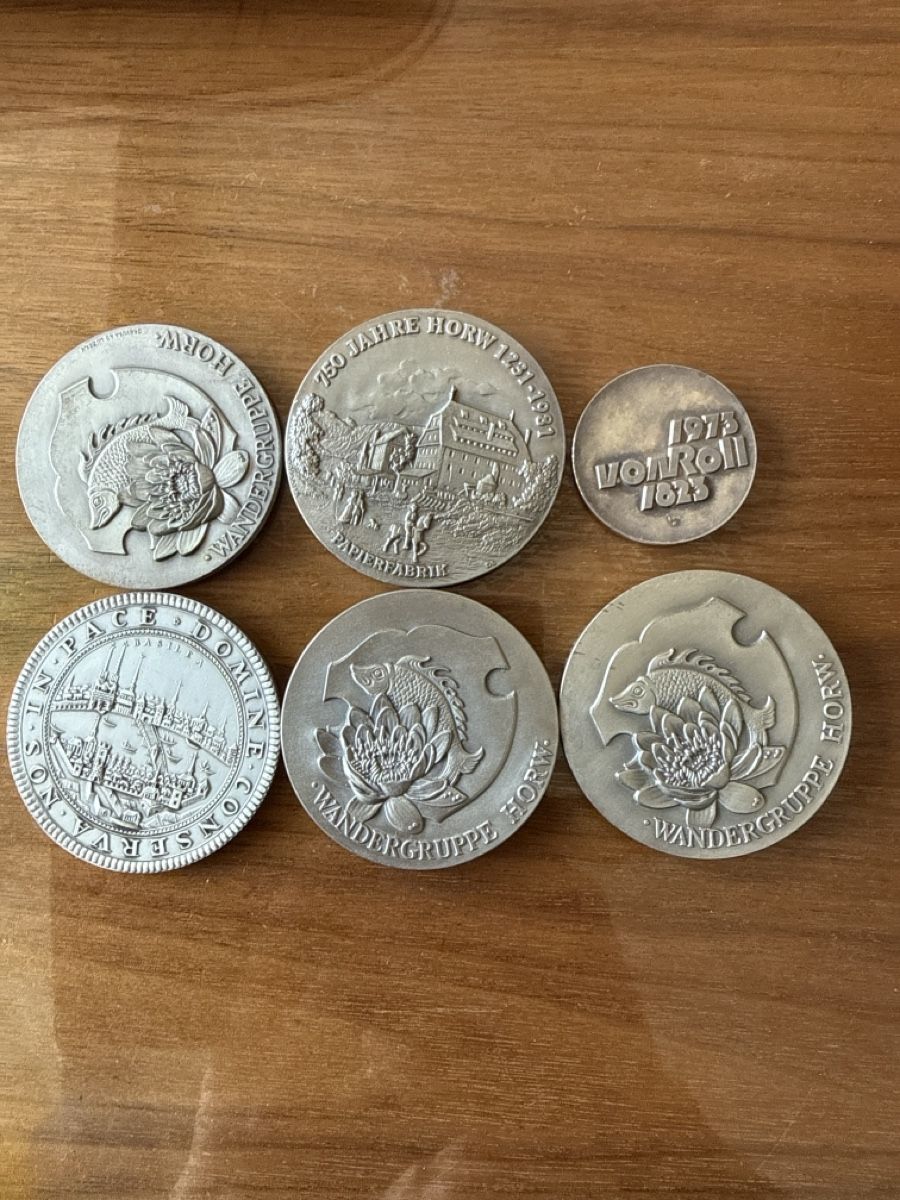 Medaillen: Div. Alte Gedenkmedaille , – Gebraucht aus Muttenz von starwatch 5