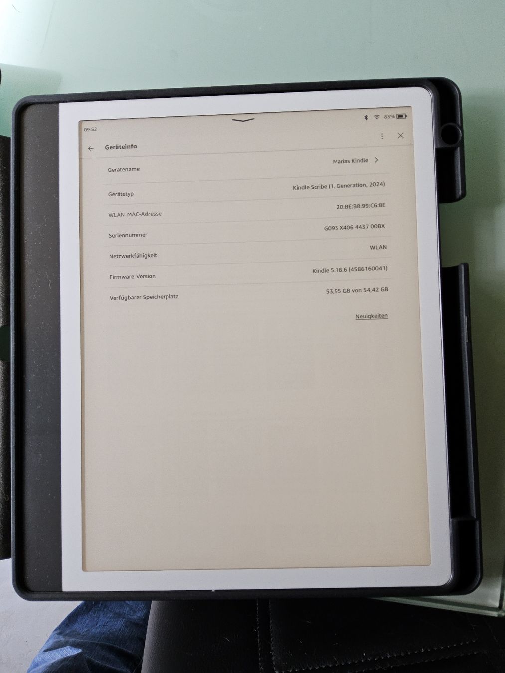 Amazon Tablet PC: Kindle Scribe 2024 mit Stift & Tasche! – Usato da Luterbach venduto da mama72 1