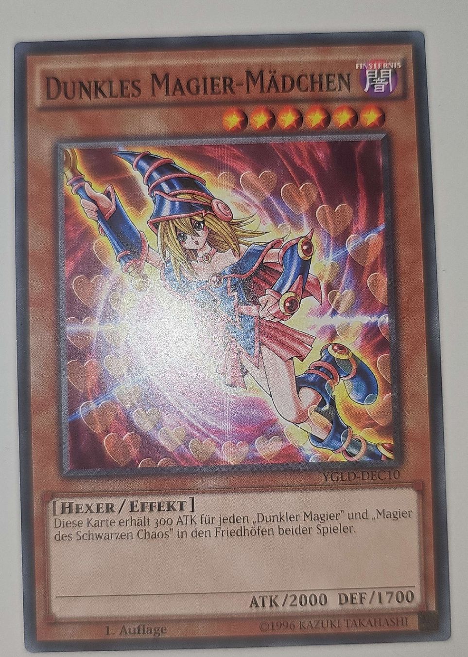 Yugioh Carte collezionabili: Dunkles Magier-Mädchen YGLD-DEC10 1.Auflage – Usato da Gossau SG venduto da KingofRingx3
