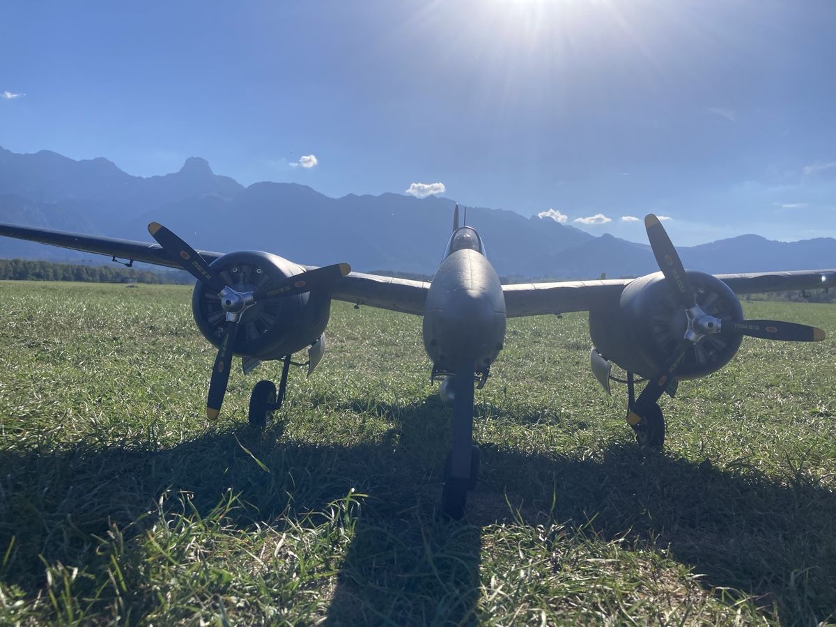 Modellismo RC: RC Flugmodell Grummen Tiger Cat – Usato da Belp venduto da Cikarus 1