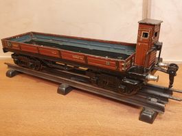 Märklin offener Güterwagen mit Bremserhäuschen in Spur 0