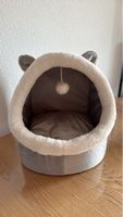 Katzenhöhle Spielball grau weiss Zustand gut