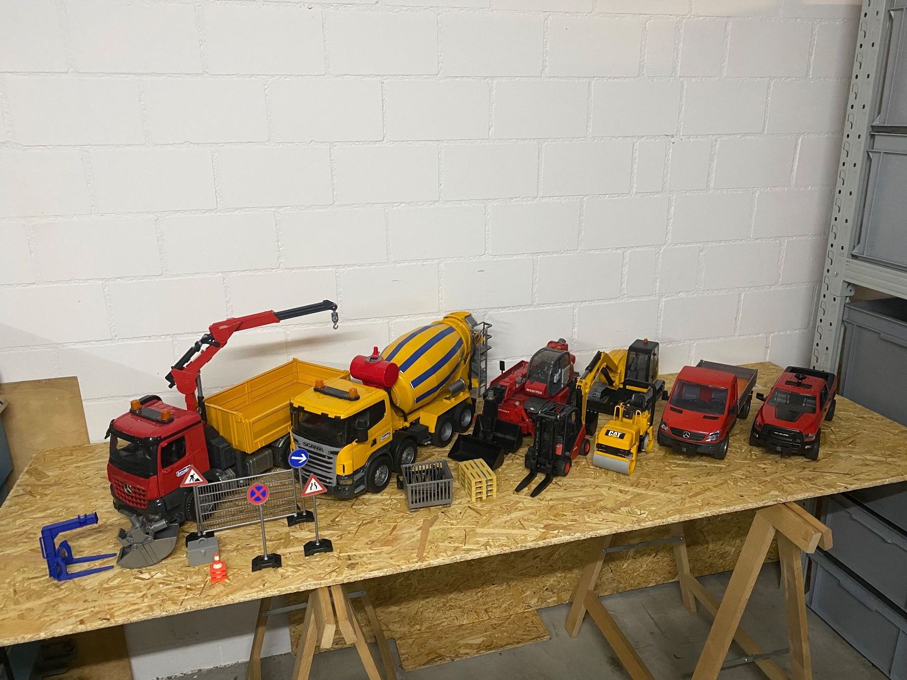 Bruder Giocattoli: Bruder Set Baustelle 1:16 – Usato da Büsserach venduto da Schildi1989